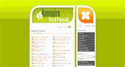 Desktop Screenshot of annuaire.visual-pagerank.biz