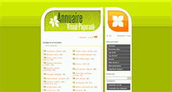 Desktop Screenshot of annuaire.visual-pagerank.be