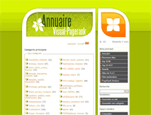 Tablet Screenshot of annuaire.visual-pagerank.be